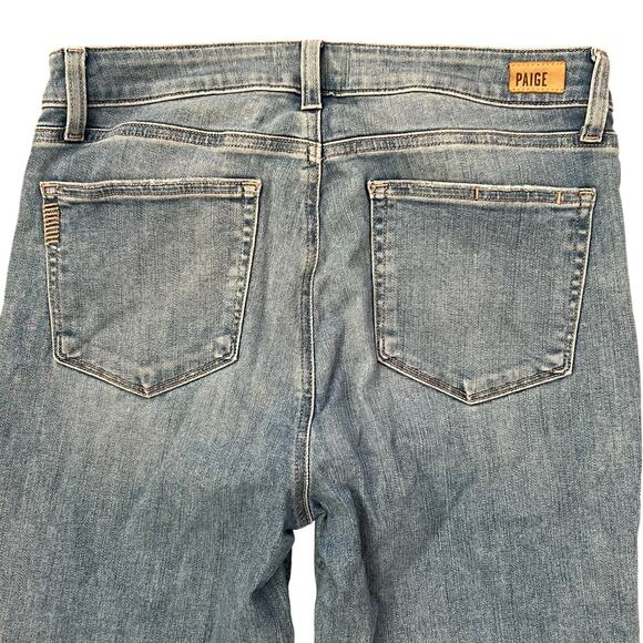 PAIGE Hoxton Ankle Jeans Women’s Size 30 Light Wash Stretch Skinny Classic - Picture 5 of 5